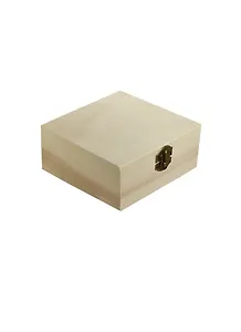 Набор д/творчества Шкатулка д/росписи Квадрат 4,8*10,1*10,1 (дерево) (AM2012)