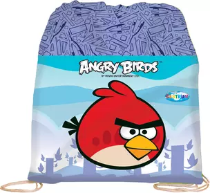 Мешок для сменной обуви "ANGRY BIRDS" 43*37см, полиэстер, ассорти, Centrum — 228815 — 1