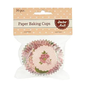 Набор бумажных форм для кексов Букет, диаметр дна 5 см, 50 шт