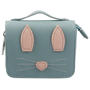 Сумочка-портфель на кнопке Кролик (11х9,5) (ПВХ бокс)