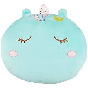 Подушка Единорог с закрытыми глазками (текстиль) (36х36) (12-00700-012749) 2767307