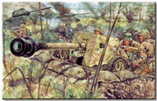 Модель, сборная, Italeri, Пушка, Pak 40, AT w/servants, 1:72 2304475 — 1