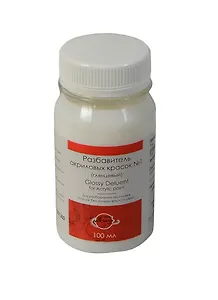 Разбавитель акриловых красок №1,глянц.,100мл, Таир