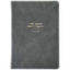 Ежедневник недат. А5 160л "Letters" серый, иск.замша, тв.переплет, тисн.фольгой, 2 ляссе, скругл.углы — 3172338 — 1