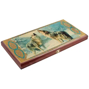 Нарды малые Волки (40х20х4) (123-004)