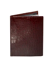 Обложка для автодокументов "Soria" бордовая, иск.кожа, карманы для карт, MAESTRO de TIEMPO