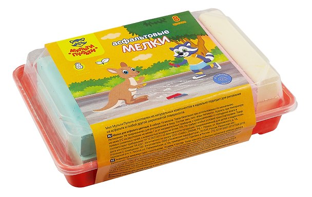 Мелки белые 06шт "Гамма", квадратные, к/к 3033079 — 1