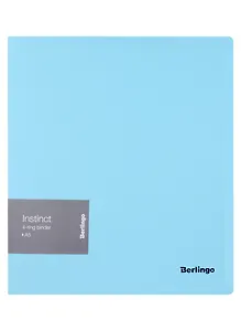 Папка 4 кольца А5 "Instinct" 35мм, 700мкм, аквамарин
