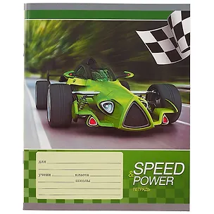 Тетрадь в линейку Unnika, "Победители гонок", 24 листа, в ассортименте 251224