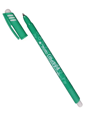 Ручка шариковая Tratto, Cancellik, пиши-стирай зеленая 245984