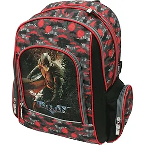 Рюкзак школьный "Бэтмен" 38*27*16см, отд.на молнии, уплотн.лямки, ортоп.спинка, Proff