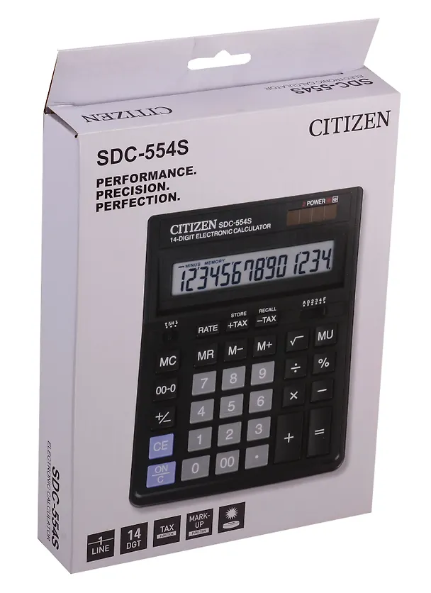 Калькулятор 14-разрядный настольный, Citizen 250216 — 1