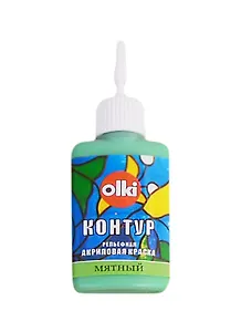 Рельефная акриловая краска "Контур" (Мятный), 20 мл