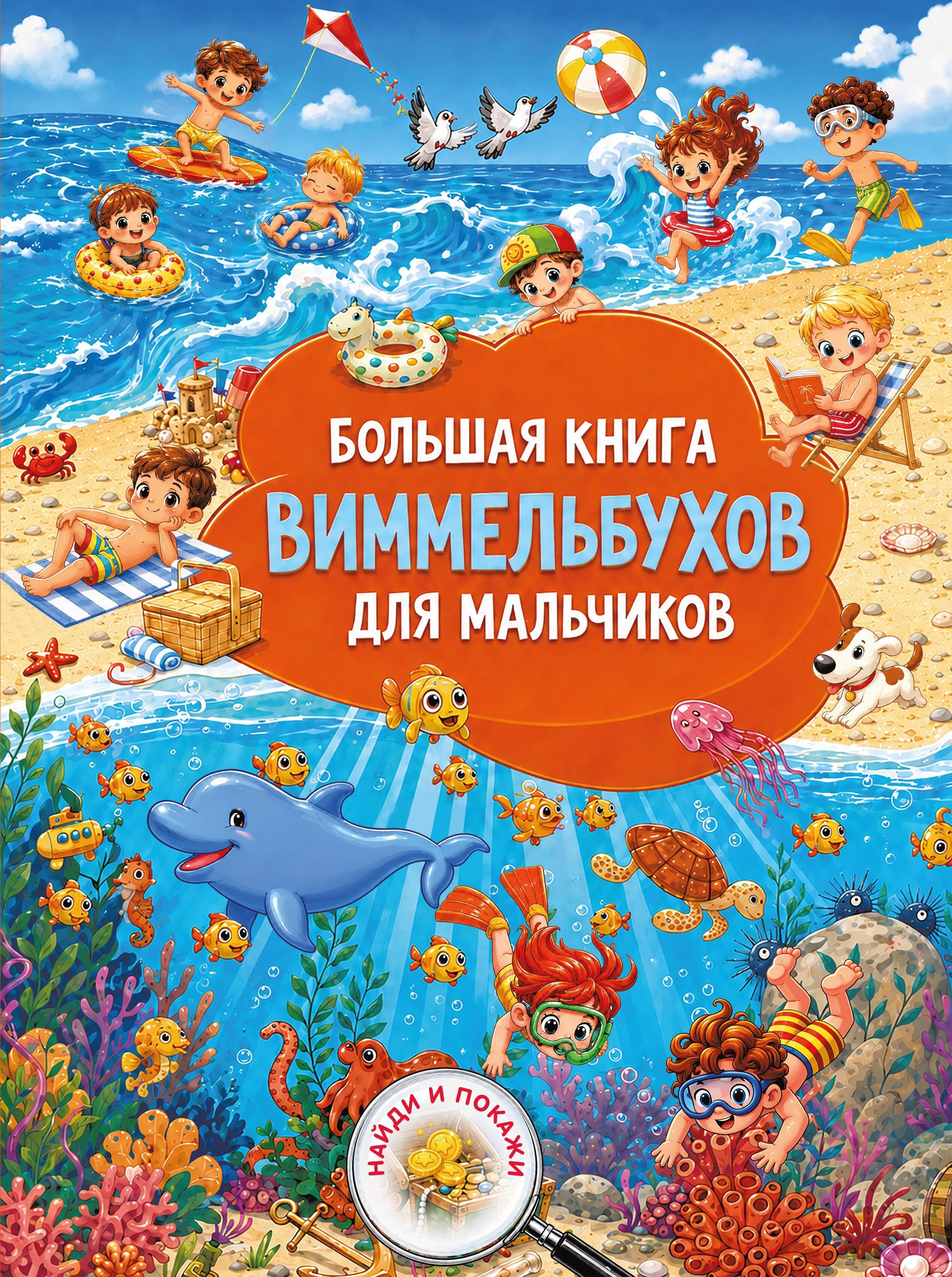 None Большая книга виммельбухов для мальчиков