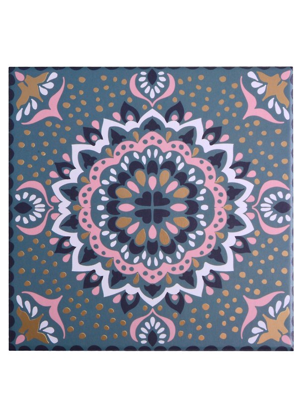 Коробка подарочная "Арабески" 15*15*8см. Картон 261508 — 1