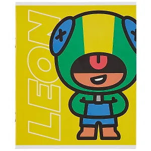 Тетрадь в клетку Premiere Publishing, Brawl Stars, 24 листа, в ассортименте