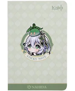 Блоки для записей, 4 штуки "Chibi Expression Nahida" диспенсер-книжка