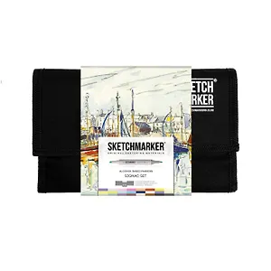 Маркеры 24цв Sketchmarker&Pushkinskiy "Синьяк", Sketchmarker