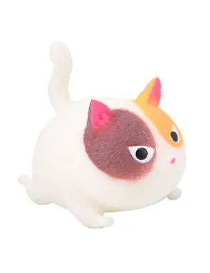 Антистресс мяшка Коты в сетке с подвесом (15-2600-8229) (3+)  белый 3093874