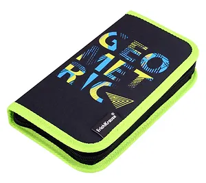 Пенал 1отд. "Triangle" с наполнением, 110*205*25, полиэстер, ErichKrause