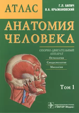 Анатомия человека. Атлас: учебное пособие. В 3 томах.Том 1. Опорно-двигательный аппарат. Остеология Синдесмология Миология. — 2512913 — 1