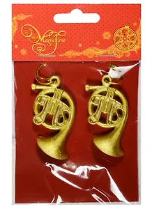 Новогоднее подвесное украшение Валторна (набор из 2 шт.) (13,5х9,5) (41801)