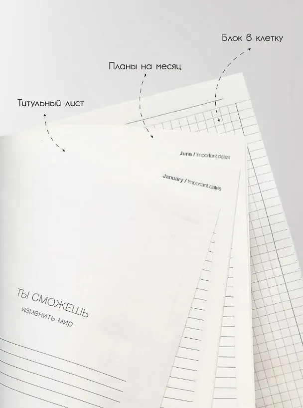 Бизнес-тетрадь А5, 96 листов в клетку, 140 х 200 "Shadow" искусственная кожа 3122508 — 6