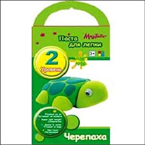 Набор для творчества, Mag Taller, Паста для лепки, 2 Уровень, "Черепаха"