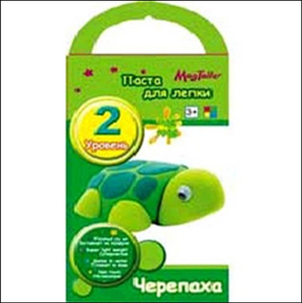 Набор для творчества, Mag Taller, Паста для лепки, 2 Уровень, "Черепаха" 2316410 — 1