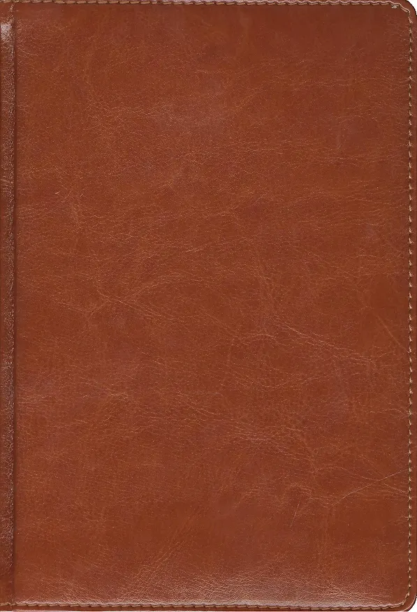 Книга для записей А5 96л лин. "Classic" коричневая, иск.кожа, поролон, тонир.бумага, ляссе, Listoff 229993 — 2
