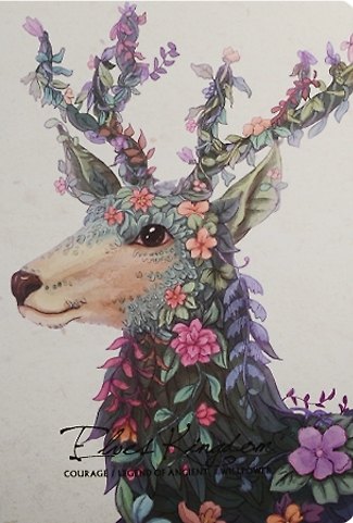 Тетрадь общая «Animals in the Flowers», 40 листов в клетку, А5, в ассортименте - Languo 239339 — 1