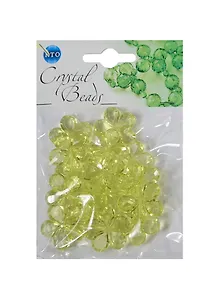 Набор бусин Кристальная игра Цветочки зеленые (CRP066) (упаковка)