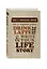 Пятибук Drink latte & write your life story (мешковина) — 2501177 — 2