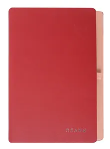 Ежедневник недатированный "Twist", А5, 136 листов, гранатовый