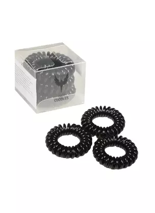 Резинка-браслет для волос Hair Bobbles черная (3 шт.) (913594) — 2509414 — 1