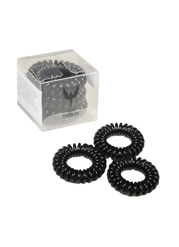 Резинка-браслет для волос Hair Bobbles черная (3 шт.) (913594) 2509414 — 1