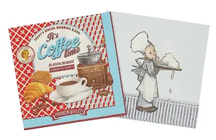 Набор салфеток для декупажа "Выпечка и кофе" 2шт. 353476