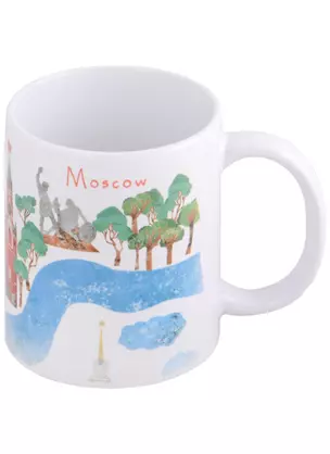 Кружка Карта Москвы (керамика) (330мл) (mug101) (Magniart) — 2927196 — 1