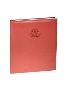 Алфавитная книга А5+ 89л 175*205 "Виннер" красная, кожзам, поролон, офсет, Escalada