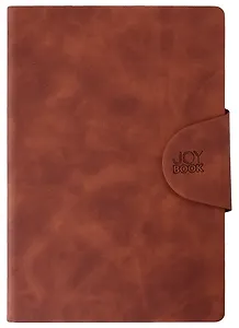 Ежедневник недат. А5 136л "Snap book. No 7" коричневый, иск.кожа, интегр.переплет, клапан, офсет, ляссе