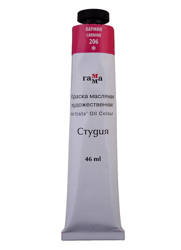 Краска масляная "Студия" 46мл кармин 253849 — 1