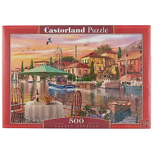 Пазл Castorland Закат в гавани 500 эл., 47*33см. B-52912 2662433