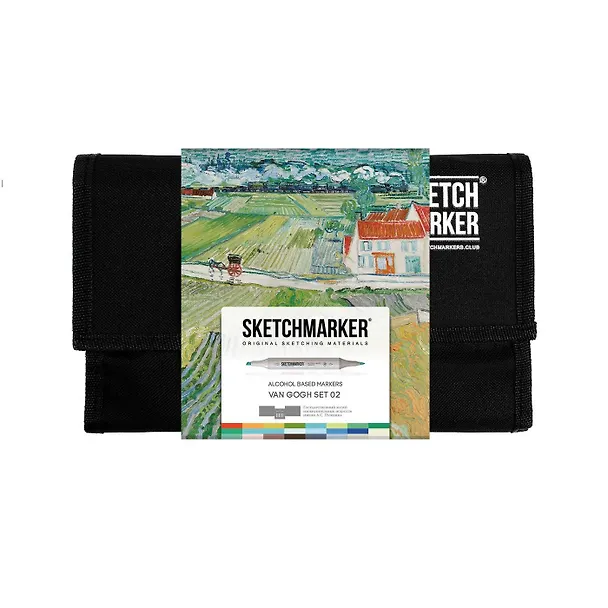 Маркеры 24цв Sketchmarker&Pushkinskiy "Ван Гог" SET 2, Sketchmarker 2951968 — 5