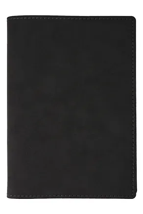 Книга для записей А5 112л нелин. "Portfolio" кож.зам., черная 3147407
