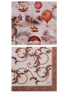 Набор салфеток для декупажа Воздушные шары - 2 шт.