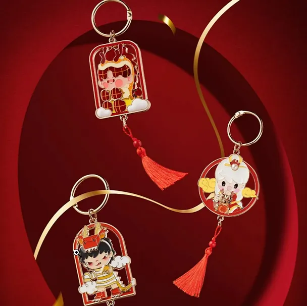 Брелок коллекционный Pop Mart Loong Presents the Treasure в ассортименте, в непрозрачной Сюрприз-коробке 9х7х4 3113104 — 4