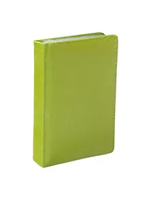 Ежедневник недат. А6 136л "VELVET" салатовый, иск.кожа, ляссе, Bruno Visconti