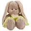 Игрушка мягкая Budi Basa, мягконабивная Зайка Ми в сарафане с кружевной бабочкой (малая) 18см — 2522515 — 1