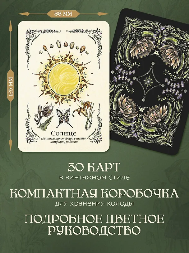 Книга Зеленая ведьма. Колода-оракул. Откройте для себя силу и мудрость природной магии (50 карт и руководство) (Эрин Мёрфи-Хискок) — 7