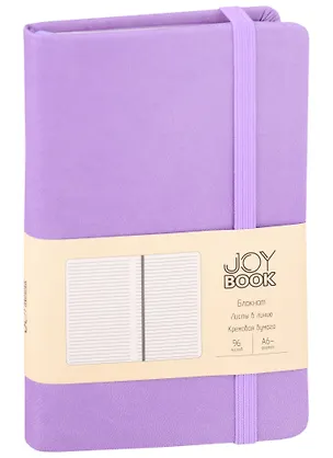 Записная книжка «Фиалковые сны» А6, 96 листов в линейку, экокожа, Joy Book 2947811